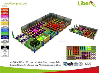 Hot Selling  Indoor Body Fitness Trampoline Park